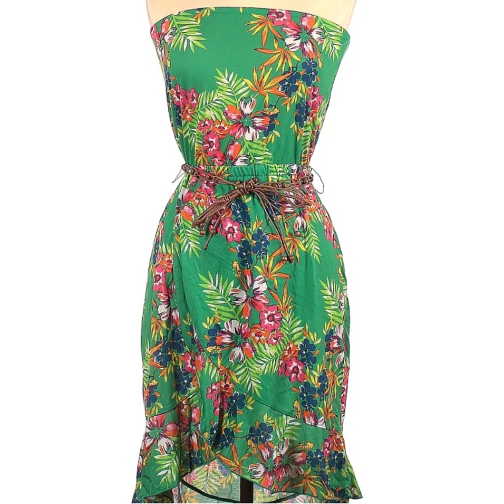 Glo Jeans Women Green Casual Dress